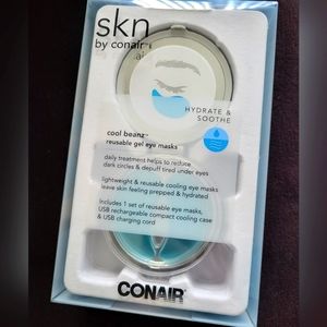 SKN by Conair Cool Beenz Reusable Rechargeable Cooling Under Eye Gel Pads